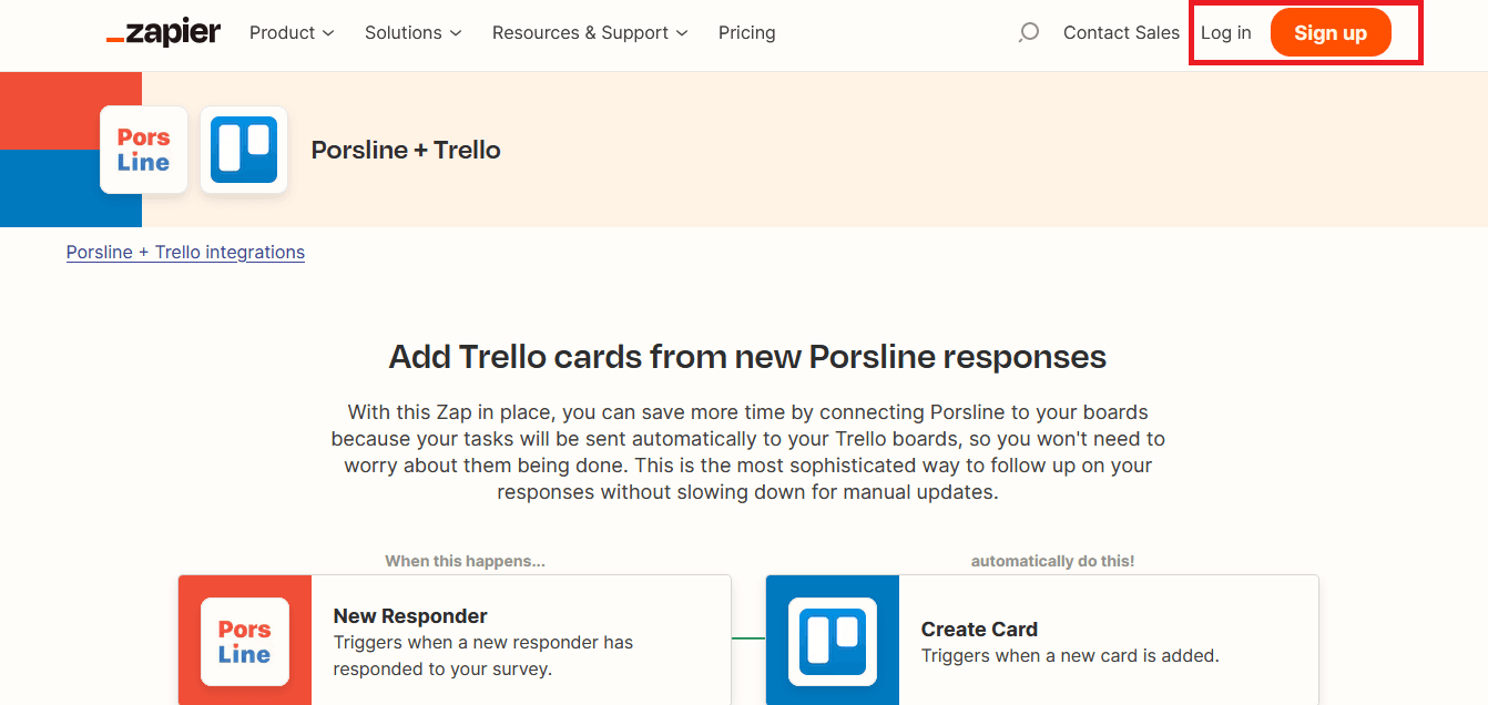 یکپارچگی پرس‌لاین و ترلو