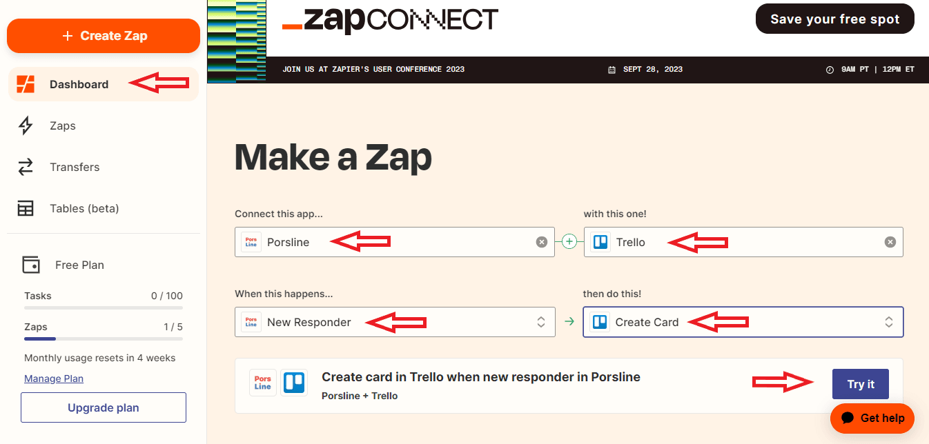 اتصال به ترلو