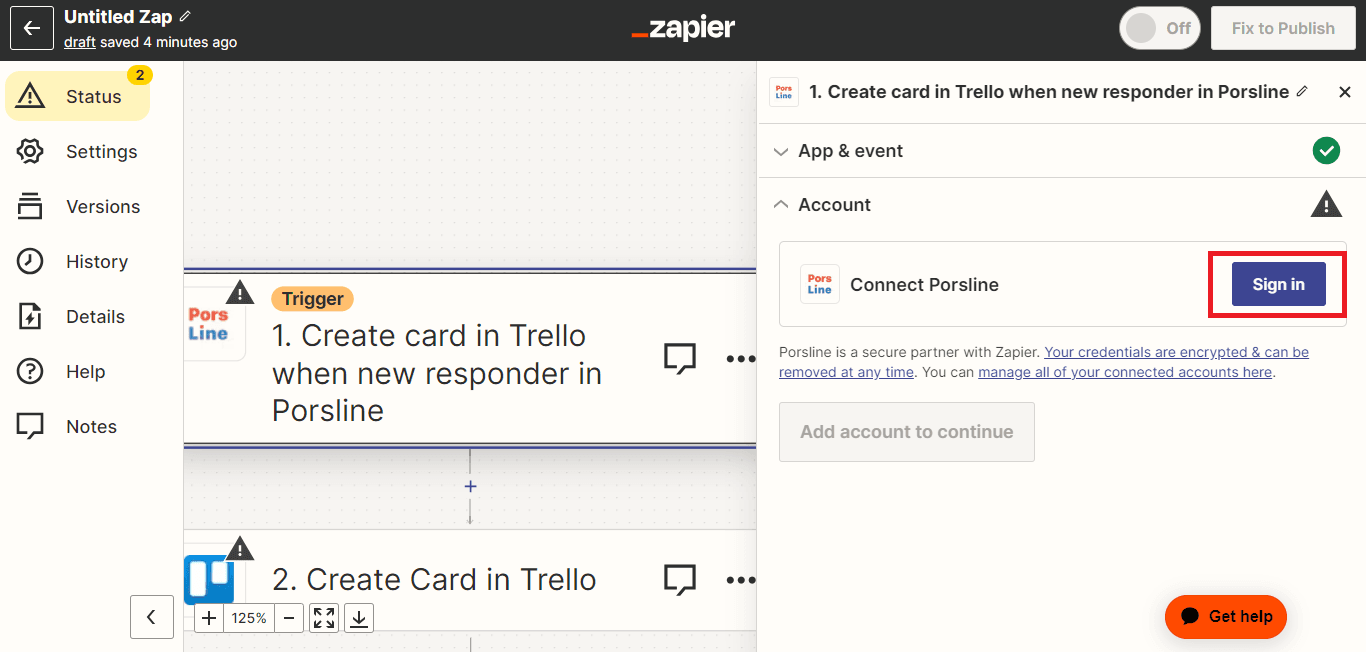 اتصال پرس‌لاین به زپیر