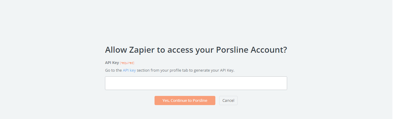 اتصال پرس‌لاین به زپیر از طریق API