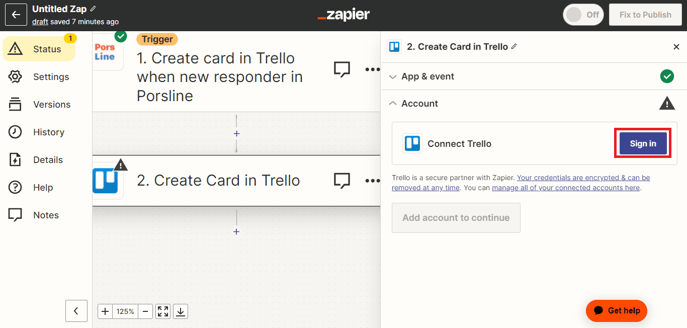 اتصال ترلو به زپیر