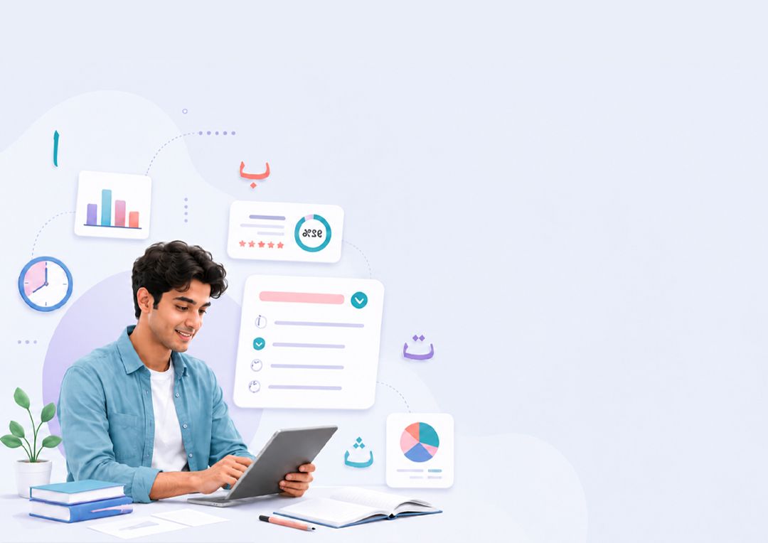 نمونه آزمون آنلاین زبان عربی